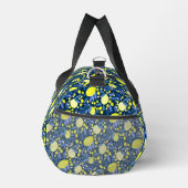 Schickes mediterranes rustikales Zitronen-Blatt-Bl Duffle Bag (Rechts)