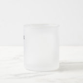 Schickes Minimal-Museum-Etikett-Junggesellinnenabs Mattglastasse (Mittel)