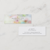 schickes modernes mini visitenkarte (Vorne/Hinten)