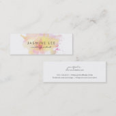 schickes modernes mini visitenkarte (Vorne/Hinten)