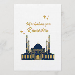 Schickes modernes minimalistisches Ramadan-Grußwor Einladung