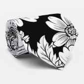 Schickes monochromes Blumenluxus-Muster (2) Krawatte (Gerollt)