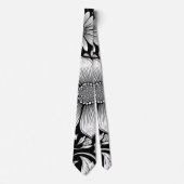 Schickes monochromes Blumenluxus-Muster (5) Krawatte (Vorderseite)