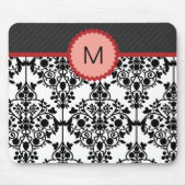 Schickes Monogramm Mousepad (Vorne)