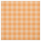 Schickes Orange-Gingham-Karomuster Stoff (Muster)