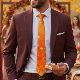 Schickes orange glitzer ombre funkeln Hochzeit Krawatte