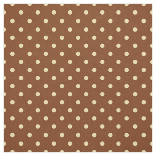 Schickes pickeliges Tupfen-Sahnemuster Browns Stoff (Muster)
