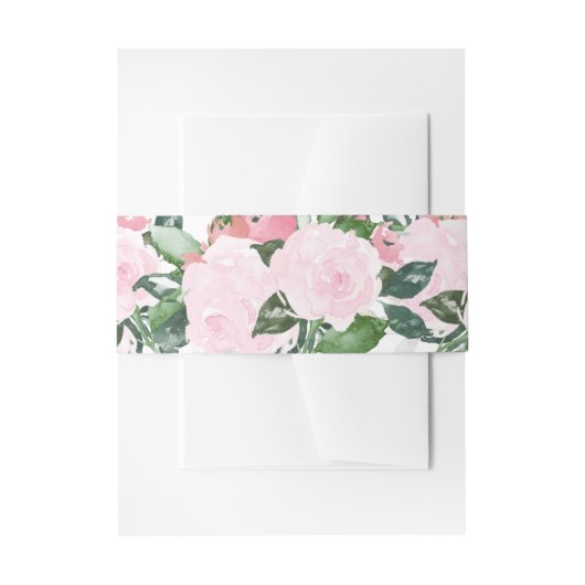 Schickes Romance | Bauch-Band Einladungsbanderole (Vorderseite Beispiel)