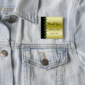 Schickes romantisches mit Blumengold u. Schwarzes Button (Beispiel)