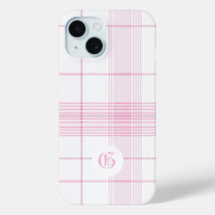 Schickes rosa kariertes anpassbares Handyhülle Case-Mate iPhone Hülle
