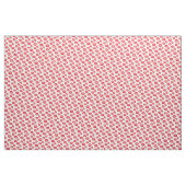 Schickes Rot küsst Lippenmuster Stoff (Yard (91,4 cm))