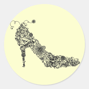 Schickes Schuh (Farboptionen) ~ Aufkleber