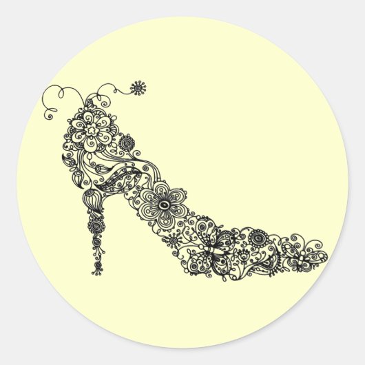 Schickes Schuh (Farboptionen) ~ Aufkleber (Vorderseite)