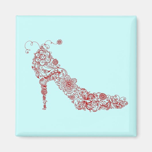 Schickes Schuh ~ Magnet (Vorne)