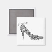 Schickes Schuh ~ Magnet (Vorderseite/Rückseite)