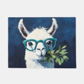 Schickes Smarty Llama Fußmatte (Vorderseite)