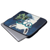 Schickes Smarty Llama Laptopschutzhülle (Vorne Knopf)