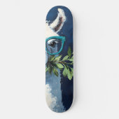Schickes Smarty Llama Skateboard (Vorderseite)