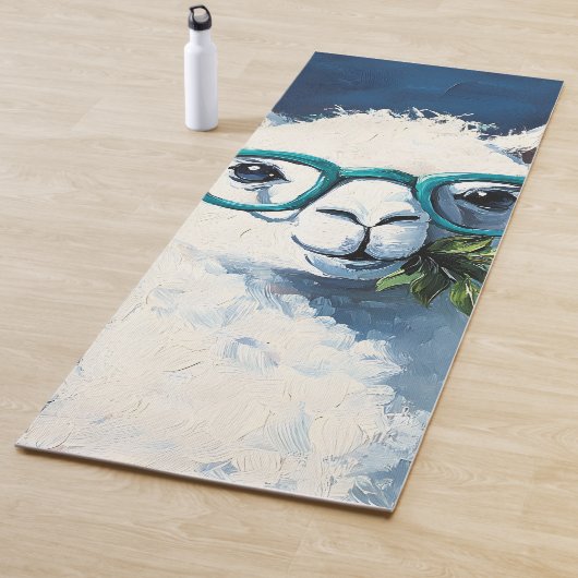 Schickes Smarty Llama Yogamatte (Beispiel)