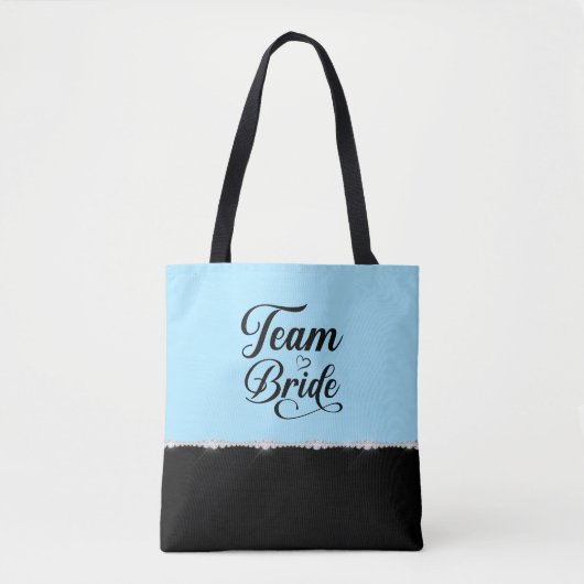 Schickes Team Braut Tote Bag Tasche (Vorderseite)