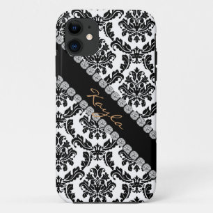 SCHICKES Telefon 5 des DAMASTES BLING I Case-Mate iPhone Hülle
