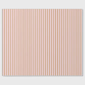 Schickes und bezauberndes Gold und rosa Streifen Geschenkpapier (Flach)