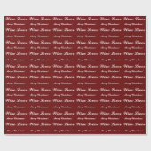 SCHICKES "WEIN-LIEBHABER" _MERRY GESCHENKPAPIER (Flach)