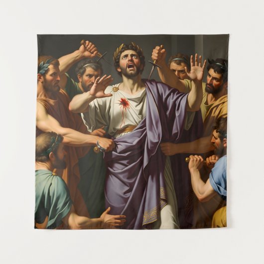 Schicksal: Das Drama eines Assas des römischen Kai Wandteppich (Vorderseite)