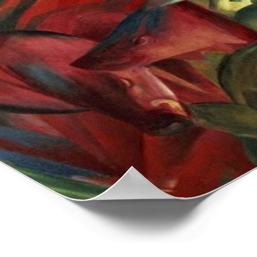 Schicksal der Tiere, 1913 Poster (Ecke)