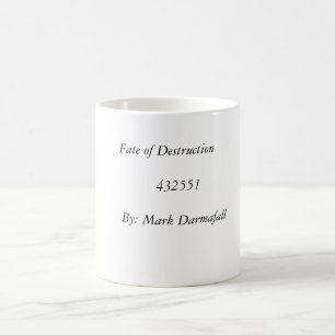 Schicksal der Zerstörungs-Kaffee-Tasse Kaffeetasse