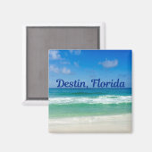 Schicksal Florida Beach Fotograph Souvenir Magnet (Vorderseite/Rückseite)