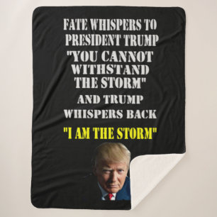SCHICKSAL FLÜSTERT zu PRÄSIDENTEN TRUMP Sherpadecke