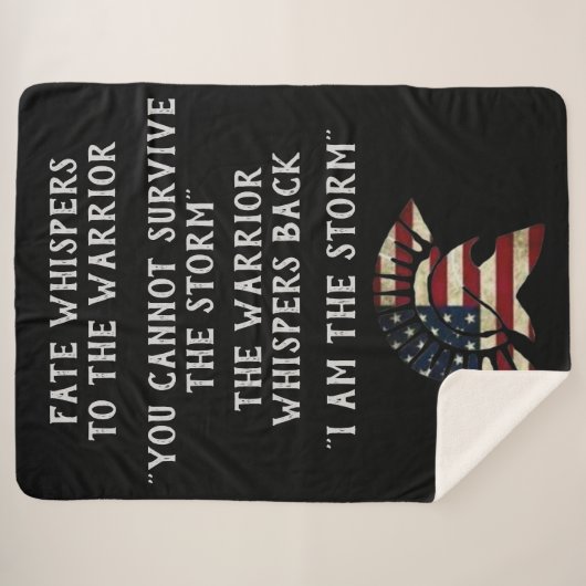 SCHICKSAL FLÜSTERT ZUM KRIEGER SHERPADECKE (Vorderseite (Horizontal))