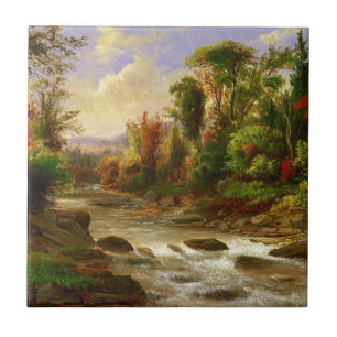 Schicksal Herbst-Fall-Waldfluss-Roberts Duncanson Fliese