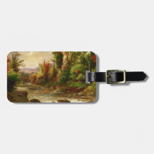 Schicksal Herbst-Fall-Waldfluss-Roberts Duncanson Gepäckanhänger