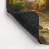 Schicksal Herbst-Fall-Waldfluss-Roberts Duncanson Mousepad (Ecke)