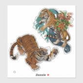 Schicksal in den Sternen Tiger Custom-Cut Vinyl St Aufkleber (Blatt)