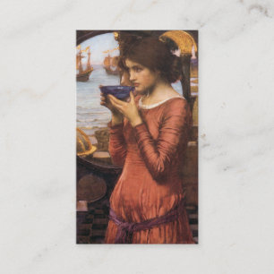 Schicksal - John William Waterhouse Visitenkarte