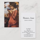 Schicksal - John William Waterhouse Visitenkarte (Vorne/Hinten)