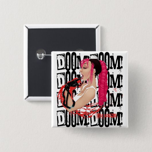 SCHICKSAL! Knopf der Zeitschriften-"Z" Button (Vorne & Hinten)