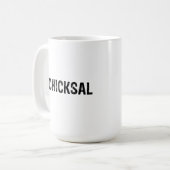 Schicksal. Schicksal in deutscher Sprache Kaffeetasse (Vorderseite Links)
