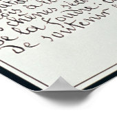 Schicksal, Tarot-Karte, Französisch Poster (Ecke)