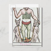 Schicksal, Tarot-Karte, Französisch Postkarte (Vorne/Hinten)