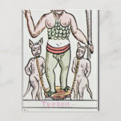 Schicksal, Tarot-Karte, Französisch Postkarte (Vorderseite)