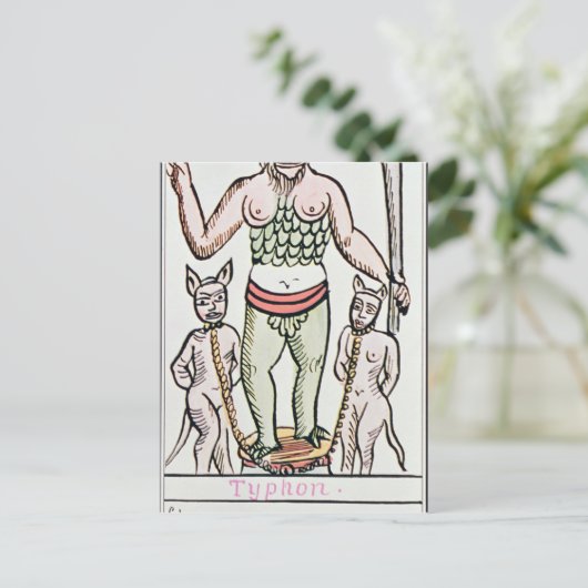 Schicksal, Tarot-Karte, Französisch Postkarte (Stehend Vorderseite)