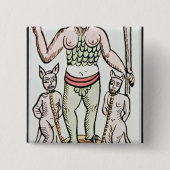 Schicksal, Tarotkarte, französisch Button (Vorderseite)