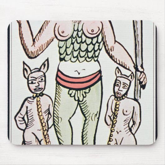 Schicksal, Tarotkarte, französisch Mousepad (Vorne)