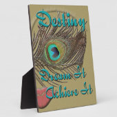 Schicksal - träumen, erreichen - Plaque Fotoplatte (Seite)