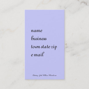 Schicksal von einem Zaubertrank Visitenkarte