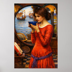 Schicksal von John William Waterhouse Poster